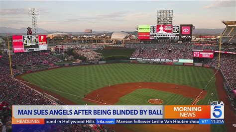Man left blinded by ball thrown at Angels Stadium sues team